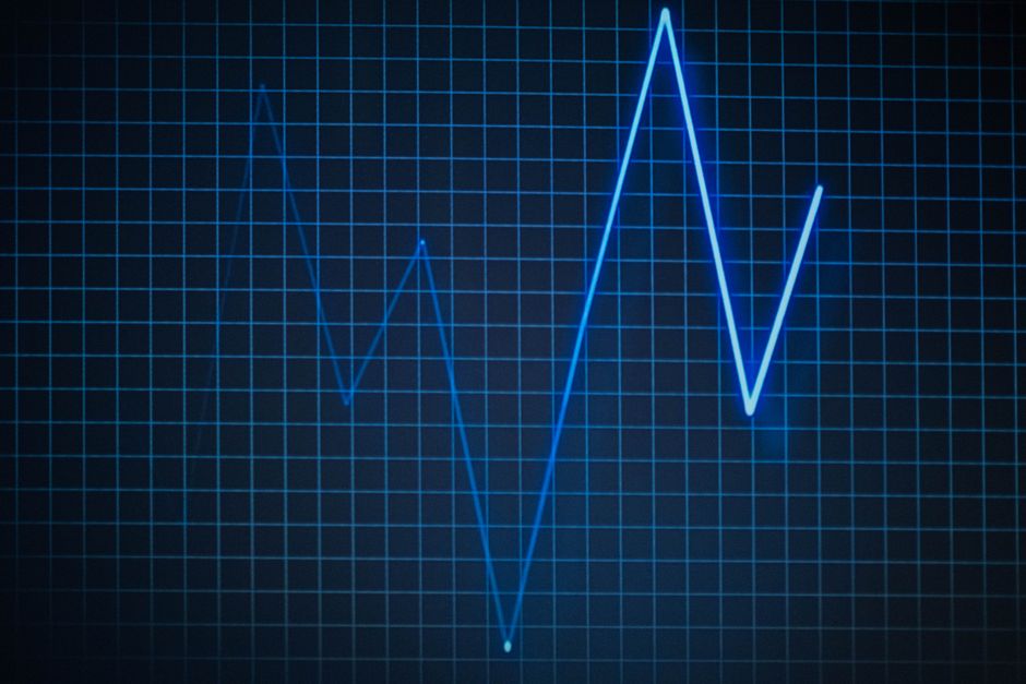 una representación gráfica de datos en una pantalla digital, con elementos de tecnología y análisis